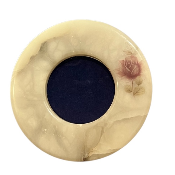 Vintage Alabaster Marble Photo Frame by Scaglione, 1970s - Picture 2 of 7